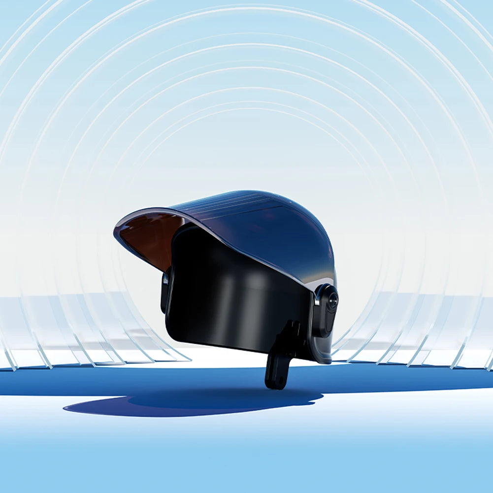 Motorcycle Helmet Phone Umbrella - Rainproof Mini Phone Holder Sun Shade