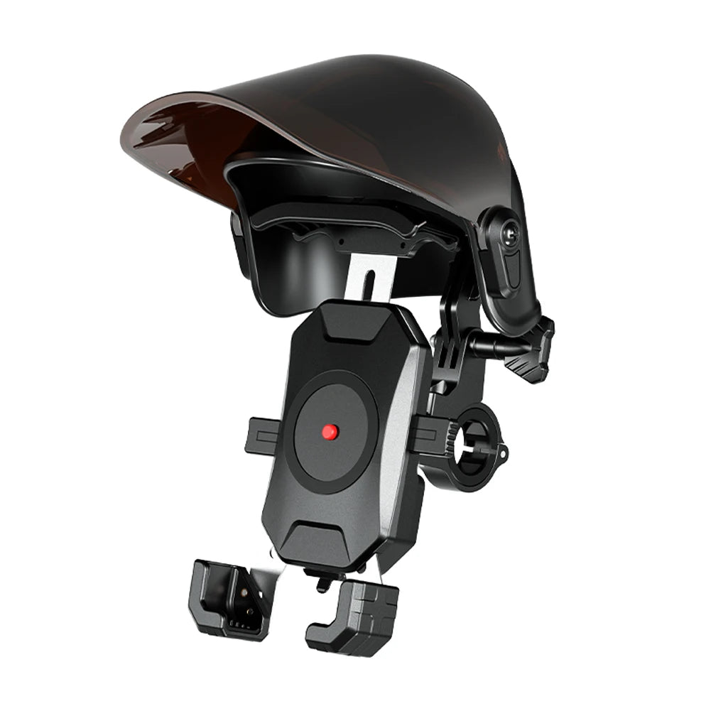 Motorcycle Helmet Phone Umbrella - Rainproof Mini Phone Holder Sun Shade
