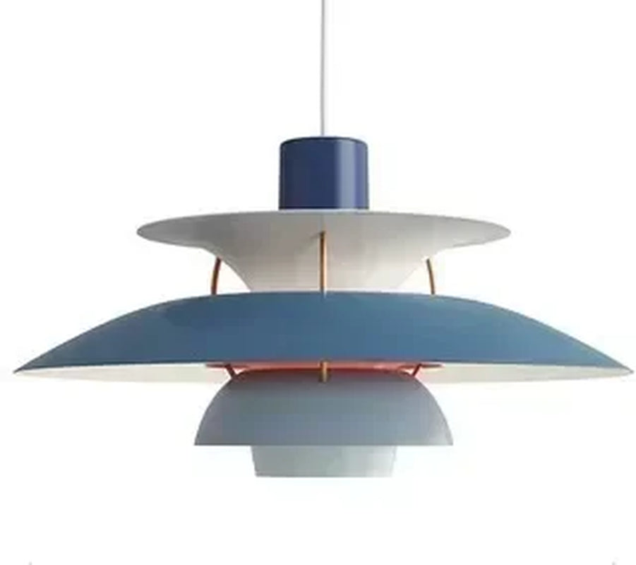Nordic Rainbow Umbrella Chandelier – Modern LED Pendant Light for Dining/Living Room