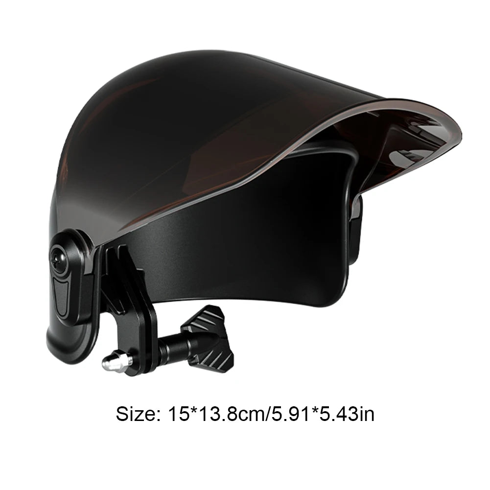 Motorcycle Helmet Phone Umbrella - Rainproof Mini Phone Holder Sun Shade