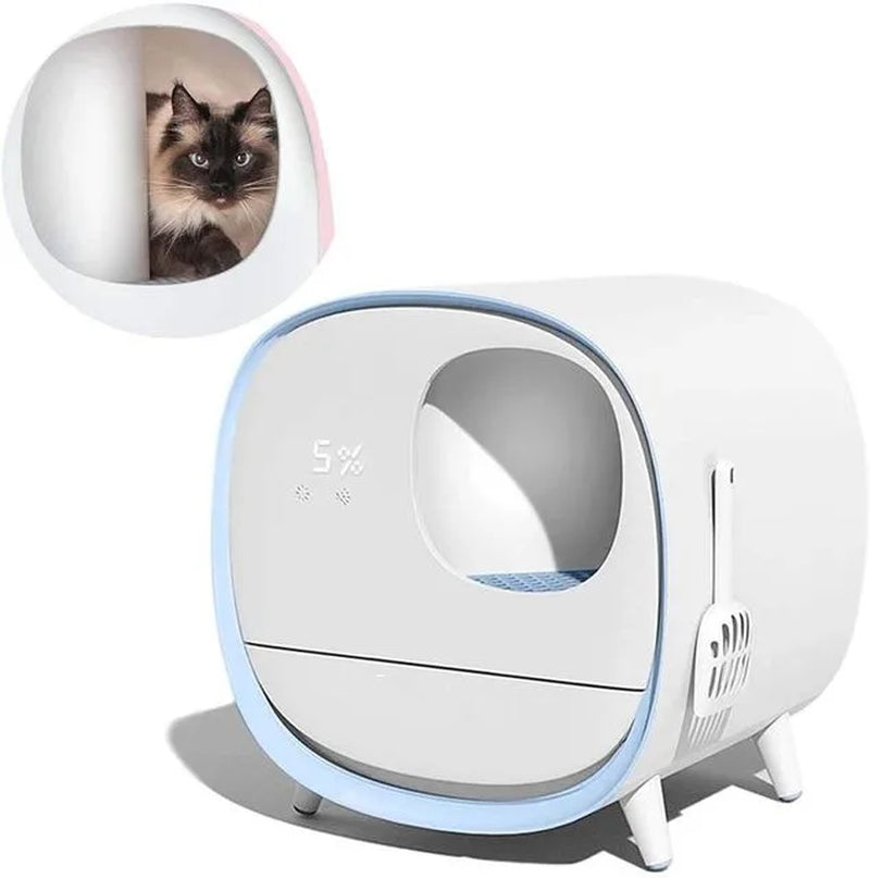 Automatische Katzentoilette Selbstreinigend - Smart Katzenklo mit Deodorant-Funktion