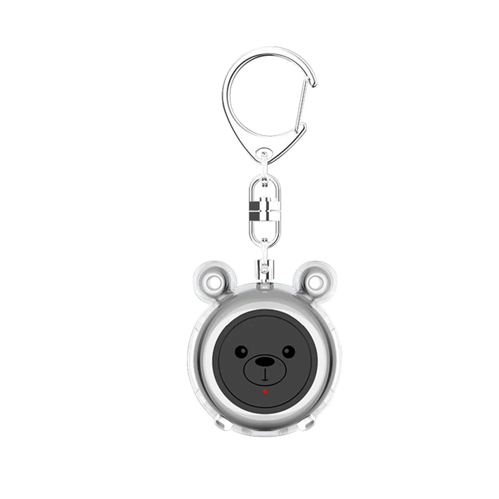 Portable Type-C Rechargeable Personal Safety Alarm (Keychain Siren for Women, Kids, Elderly)
