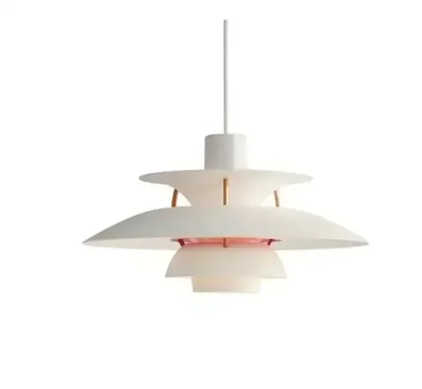 Nordic Rainbow Umbrella Chandelier – Modern LED Pendant Light for Dining/Living Room
