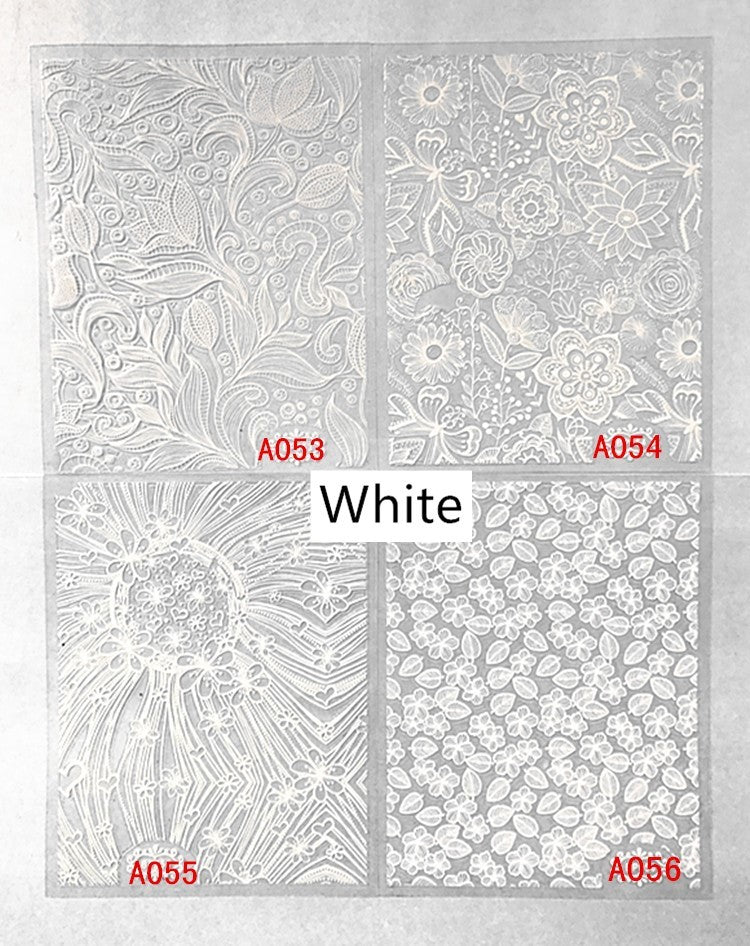 3D Gold Nagelsticker – Metall Linien Hohl Design Nail Art Schmuck NOOR08