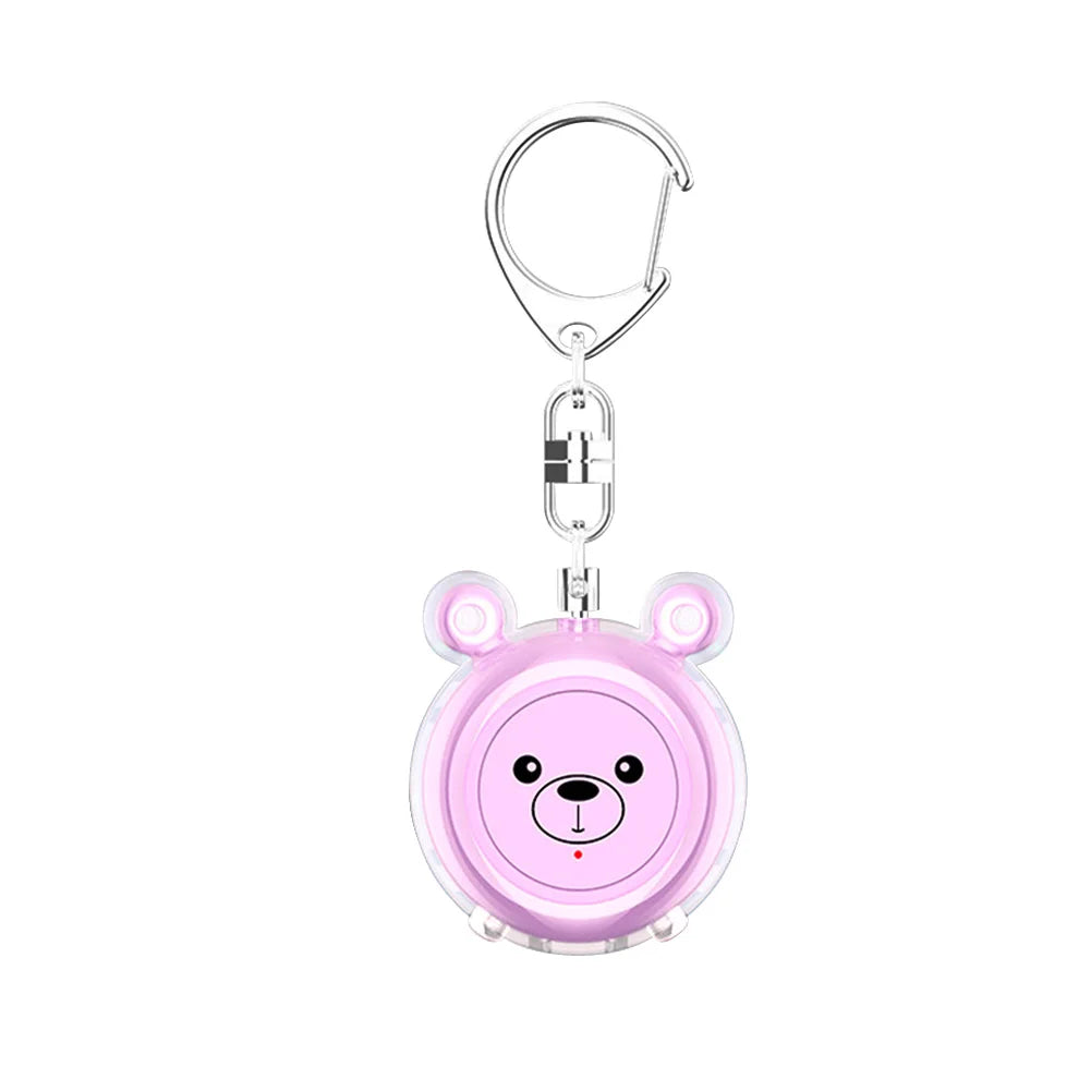 Portable Type-C Rechargeable Personal Safety Alarm (Keychain Siren for Women, Kids, Elderly)