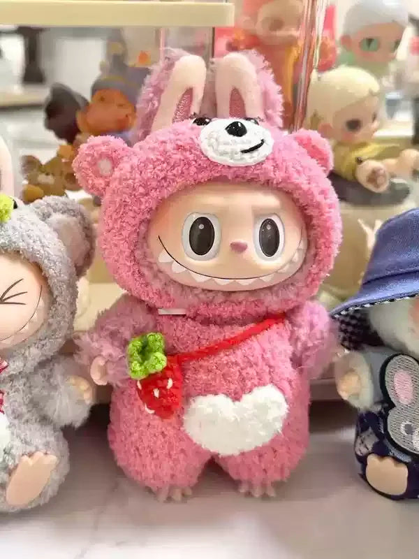 Labubu & Strawberry Bear Babykleidung – Niedlicher Trendiger Strampler für Neugeborene