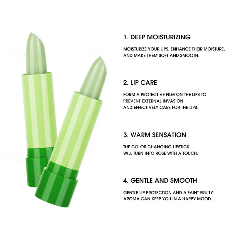 Farbwechsel Lip Balm | Feuchtigkeitsspendender Lippenstift, Langanhaltend NOOR08