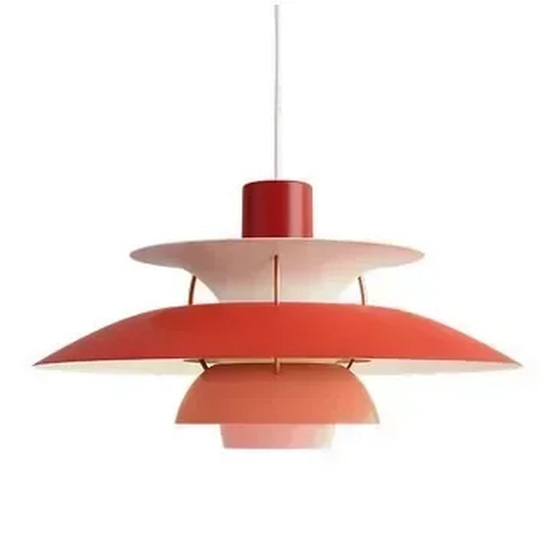 Nordic Rainbow Umbrella Chandelier – Modern LED Pendant Light for Dining/Living Room