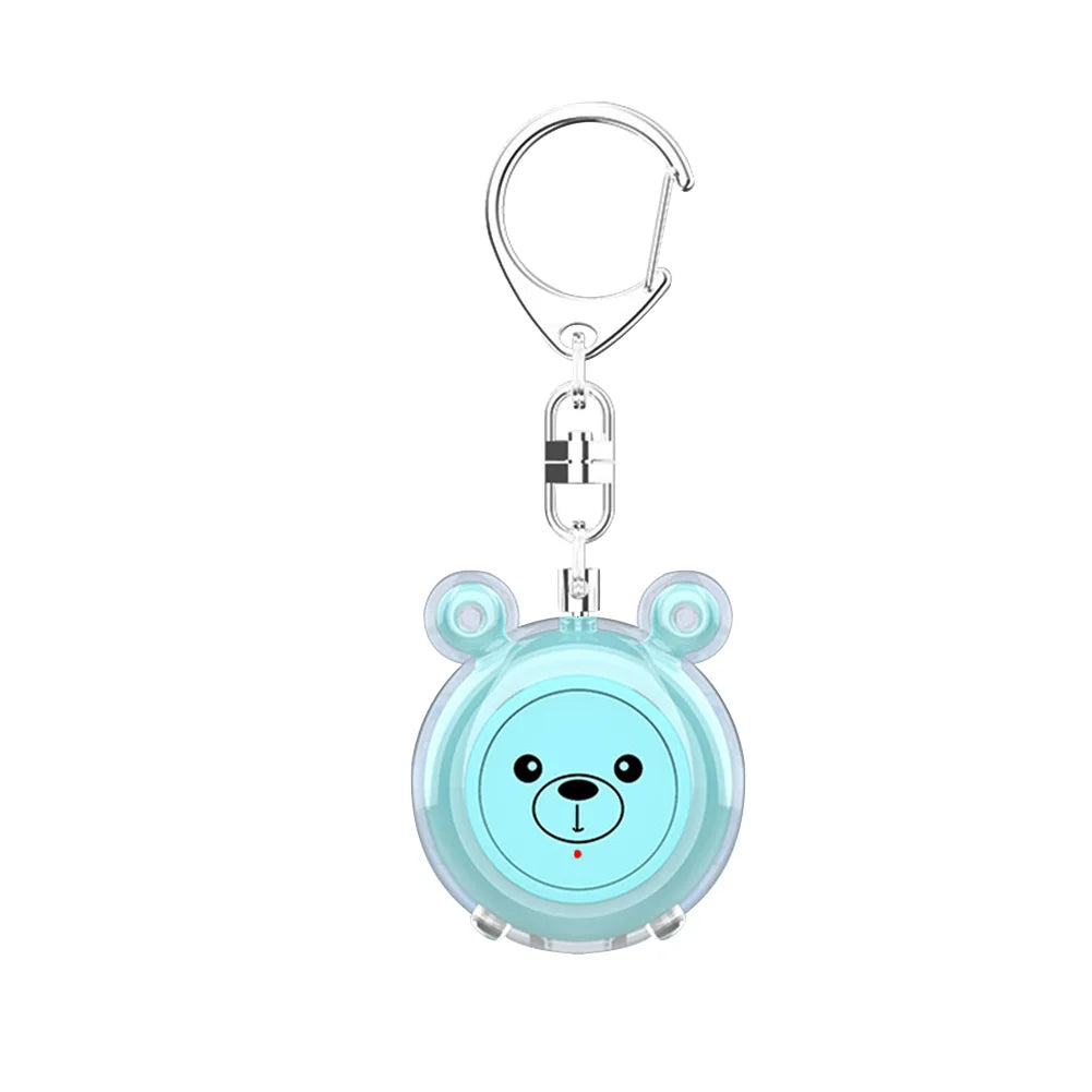 Portable Type-C Rechargeable Personal Safety Alarm (Keychain Siren for Women, Kids, Elderly)
