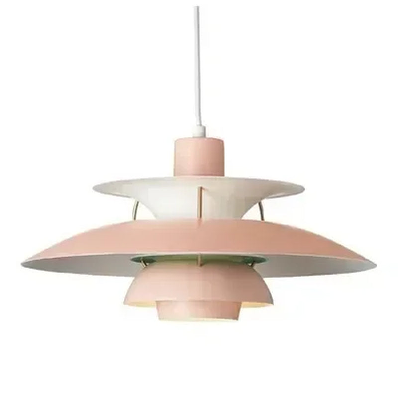 Nordic Rainbow Umbrella Chandelier – Modern LED Pendant Light for Dining/Living Room