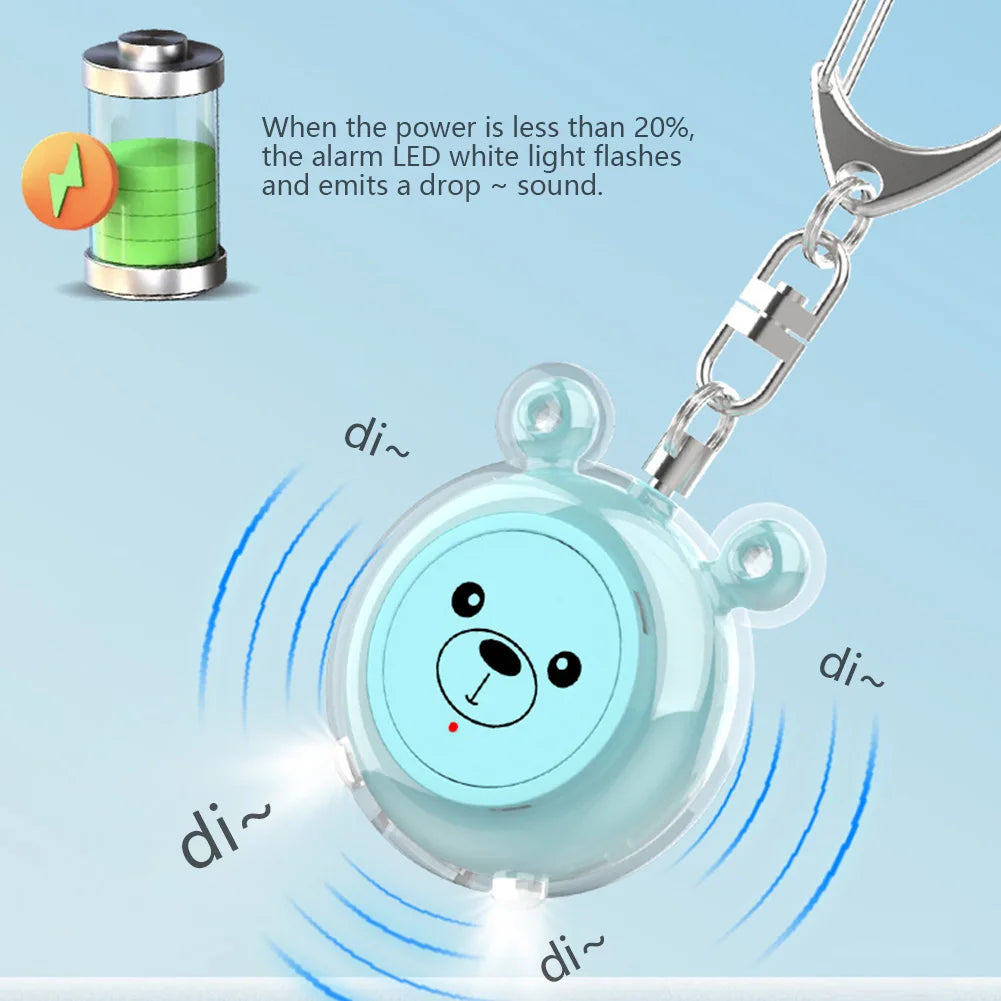 Portable Type-C Rechargeable Personal Safety Alarm (Keychain Siren for Women, Kids, Elderly)