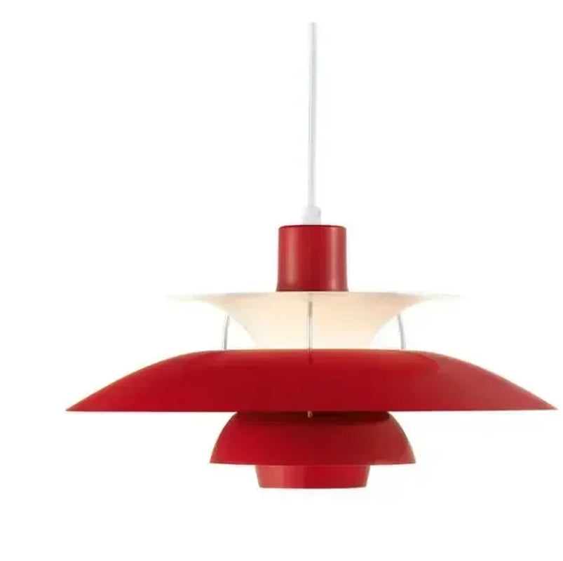 Nordic Rainbow Umbrella Chandelier – Modern LED Pendant Light for Dining/Living Room
