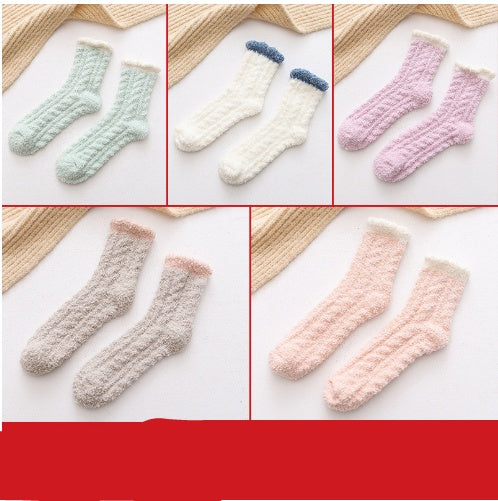 Flauschige Thermo-Socken für Damen | Warme Winter-Socken NOOR08