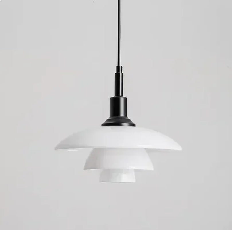 Scandinavian Glass Table Lamp – Modern Minimalist Lighting for Bedroom, Study & Living Room | Danish-Inspired Touch of Elegance