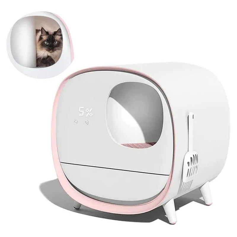 Automatische Katzentoilette Selbstreinigend - Smart Katzenklo mit Deodorant-Funktion