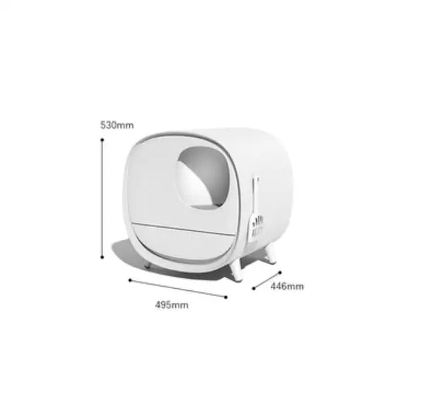 Automatische Katzentoilette Selbstreinigend - Smart Katzenklo mit Deodorant-Funktion