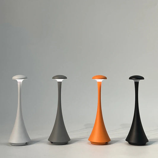 Designer Mushroom Touch Lamp - Cordless LED Bedside Atmosphere Light