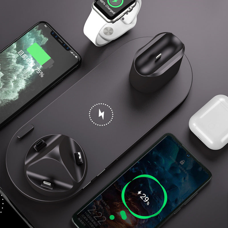 6-in-1 Kabelloses Ladegerät | Schnelle Ladestation für iPhone & Watch NOOR08