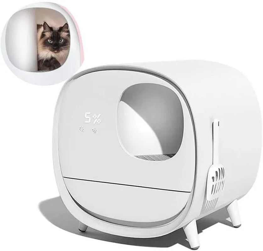 Automatische Katzentoilette Selbstreinigend - Smart Katzenklo mit Deodorant-Funktion
