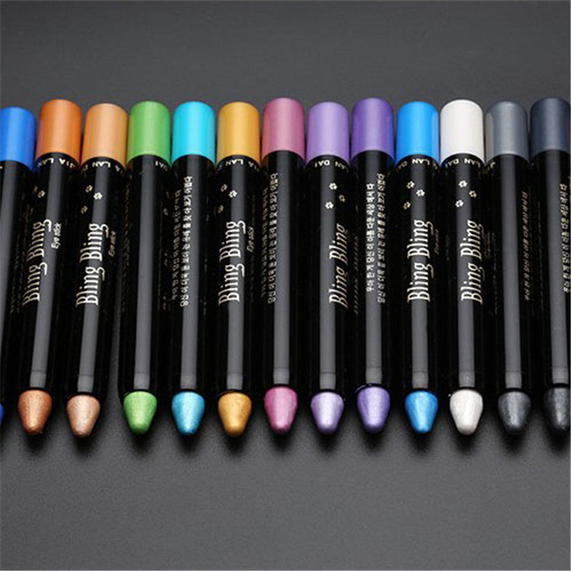 Perlmutt Lidschattenstift Wasserdicht, 15 Farben, Langanhaltend NOOR08