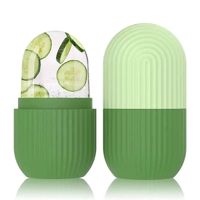 Silicone Ice Facial Massager Ball - Beauty Lifting Eye Roller Acne Treatment Tool