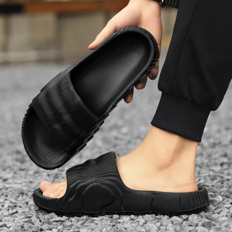 Soft Indoor House Slippers - Non-Slip Bathroom Sandals for Men & Women"
