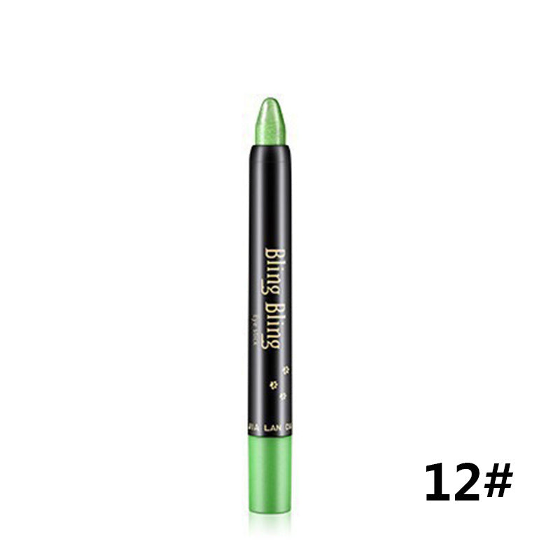 Perlmutt Lidschattenstift Wasserdicht, 15 Farben, Langanhaltend NOOR08