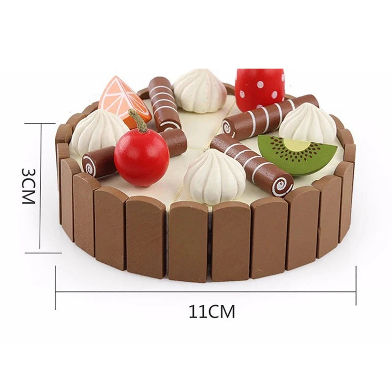 Kids' Wooden Cooking Toys: Educational Play Food Set for Baby & Toddler Birthdays