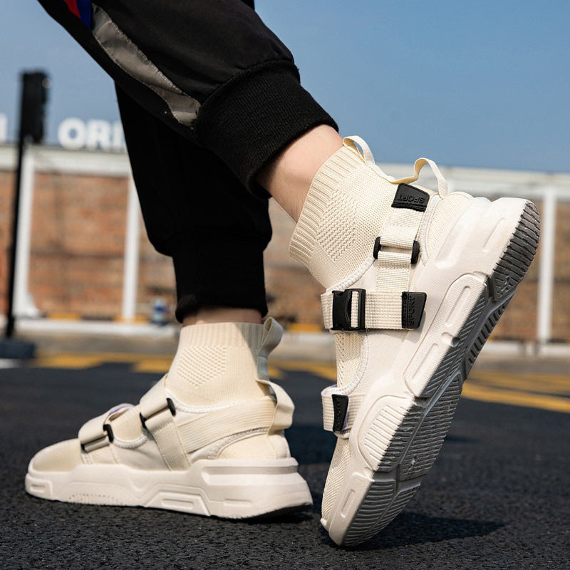 High-Top Socken-Sneaker | Herrenschuhe im koreanischen Stil NOOR08