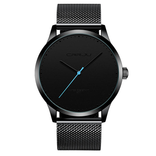 Ein stilvolles Accessoire für Männer! Diese modische Edelstahl-Uhr hat ein hochwertiges Mesh-Armband und ist perfekt für jeden Anlass.