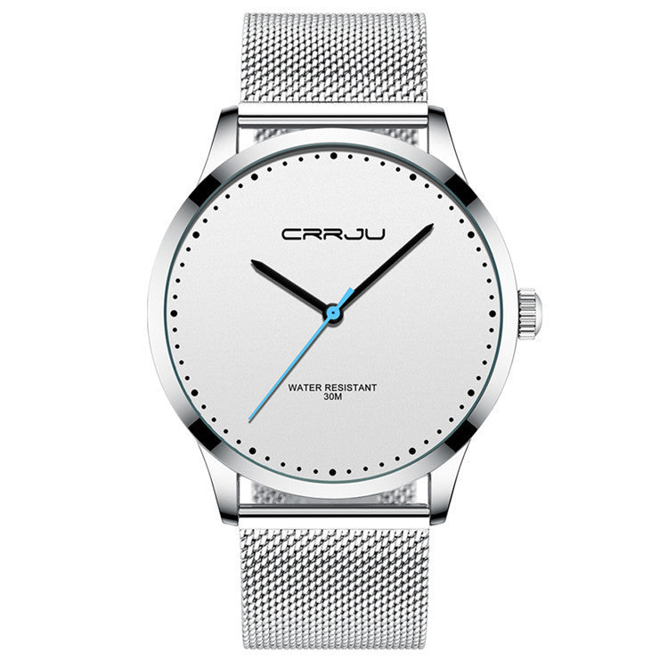 Modische Herrenuhr | Edelstahl-Armbanduhr mit Milanaise-Band NOOR08