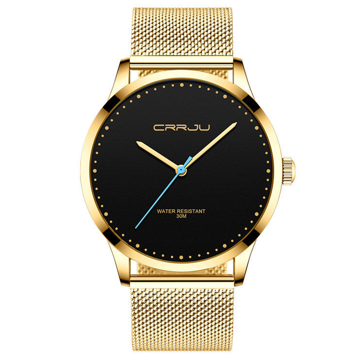 Modische Herrenuhr | Edelstahl-Armbanduhr mit Milanaise-Band NOOR08