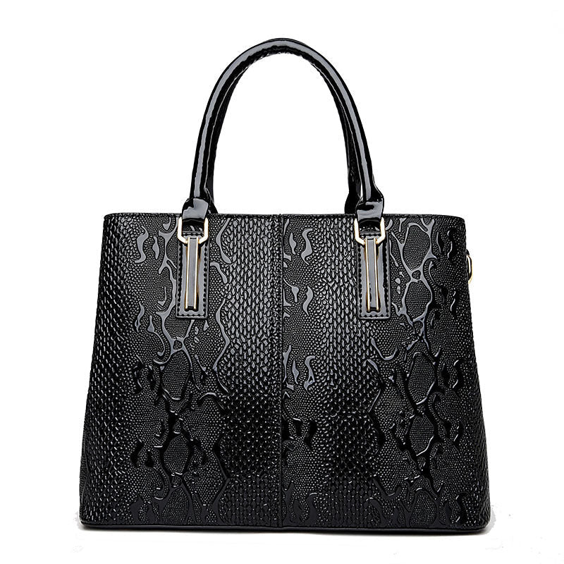 Yogodlns Damen Leder Handtasche Luxus Umhängetasche Tote NOOR08