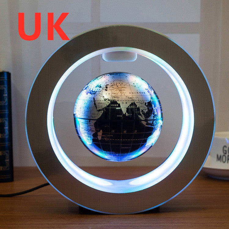LED Weltkarte Schwebender Globus | Magnetische Levitation Lampe NOOR08