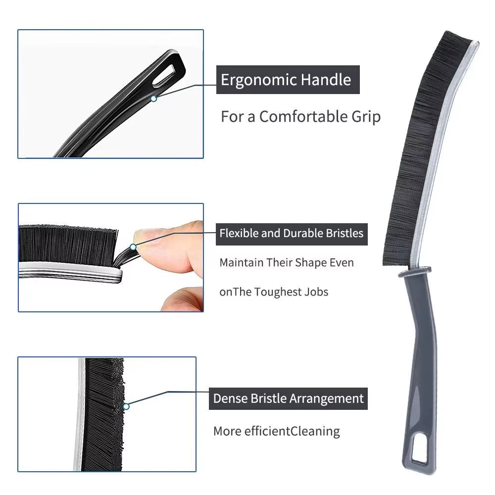 Pro-Grade Grout & Joint Cleaner Brushes: Essential for Shower, Floor & Tile Line Cleaning