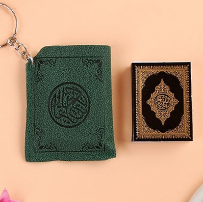 Mini Bibel Schlüsselanhänger | Kreuz-Schlüsselring als Geschenk NOOR08