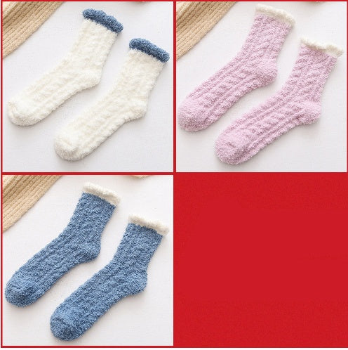 Flauschige Thermo-Socken für Damen | Warme Winter-Socken NOOR08