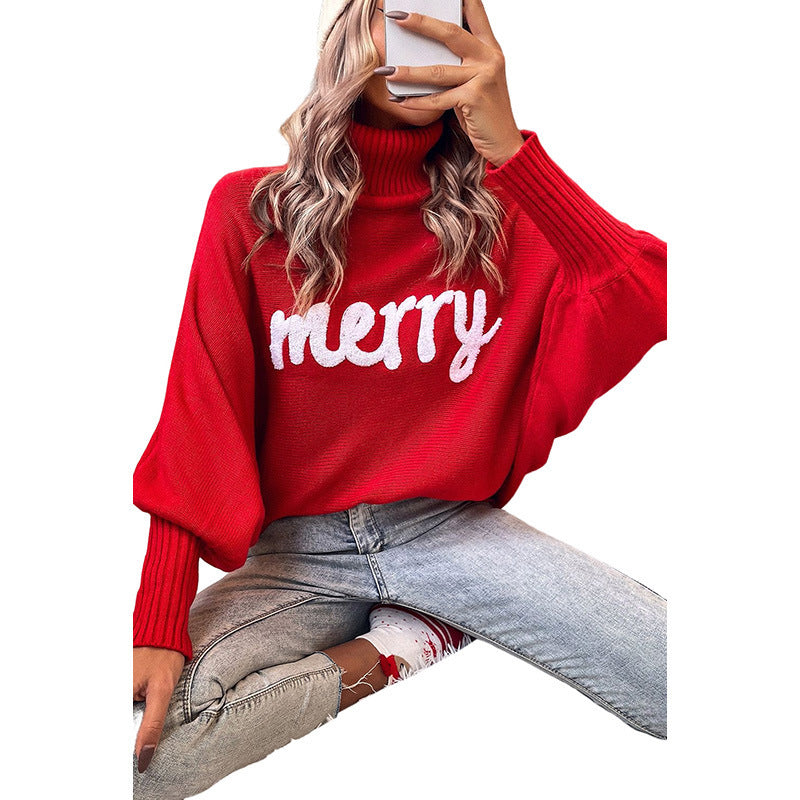 Oversize Damen Pullover bestickt – Warm, Dick & Modisch NOOR08