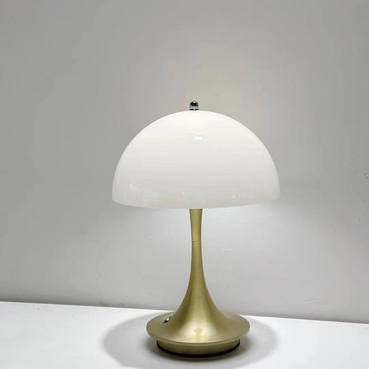 Nordic Style Rechargeable Table Lamp - Retro Design Bedside Study Light" "Scandinavian Retro Table Lamp - Rechargeable Decorative Bedside Light