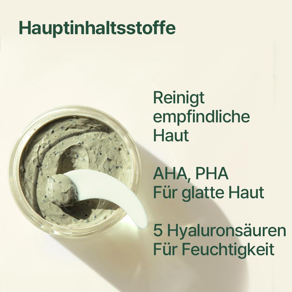 [PKY] Pyunkang Yul Calming Pore Clear Wash off Pack Für Erfrischende Und Beruhigende Selbstpflege, Angenehme Porenpflege Mit Beruhigenden Inhaltsstoffen, Ohne Reizung, Koreanische Hautpflege 100G