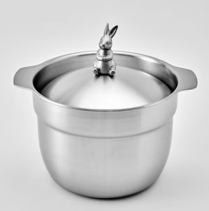 Rabbit: 5-Schicht Edelstahlkochtopf 20cm | Langlebig & Effizient NOOR08
