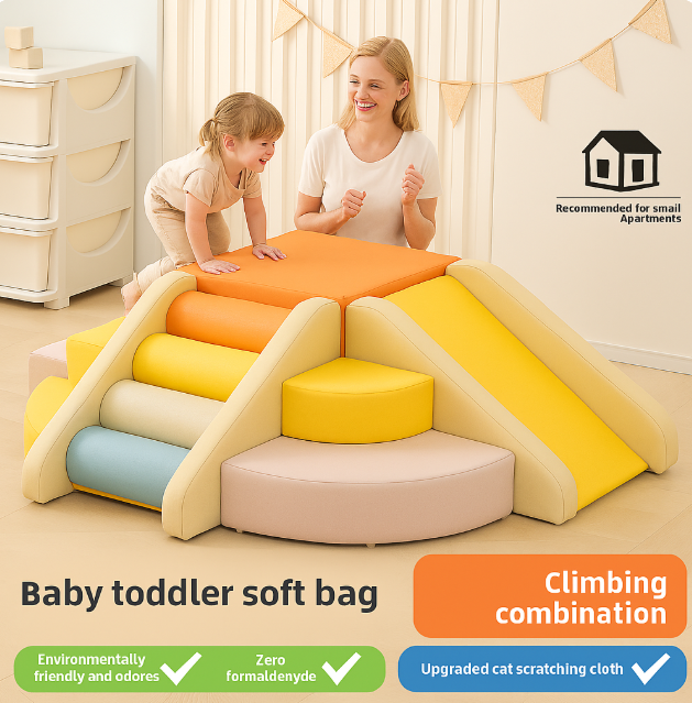 Baby Kletter- & Rutschset | Sensorik-Spielzeug für motorische Skills