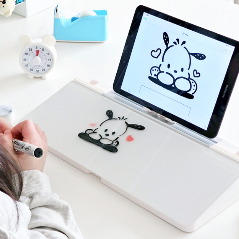 Korean Study Board Pro – Multifunktionaler Schreibtisch-Organizer mit Whiteboard NOOR08