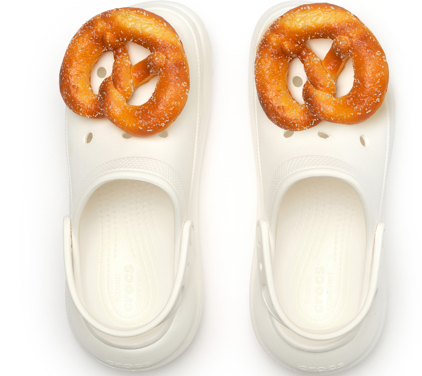 Pretzel Crocs Charm / Brezel Anstecker – Funny Food Jibbitz Plug für Crocs & Clogs NOOR08