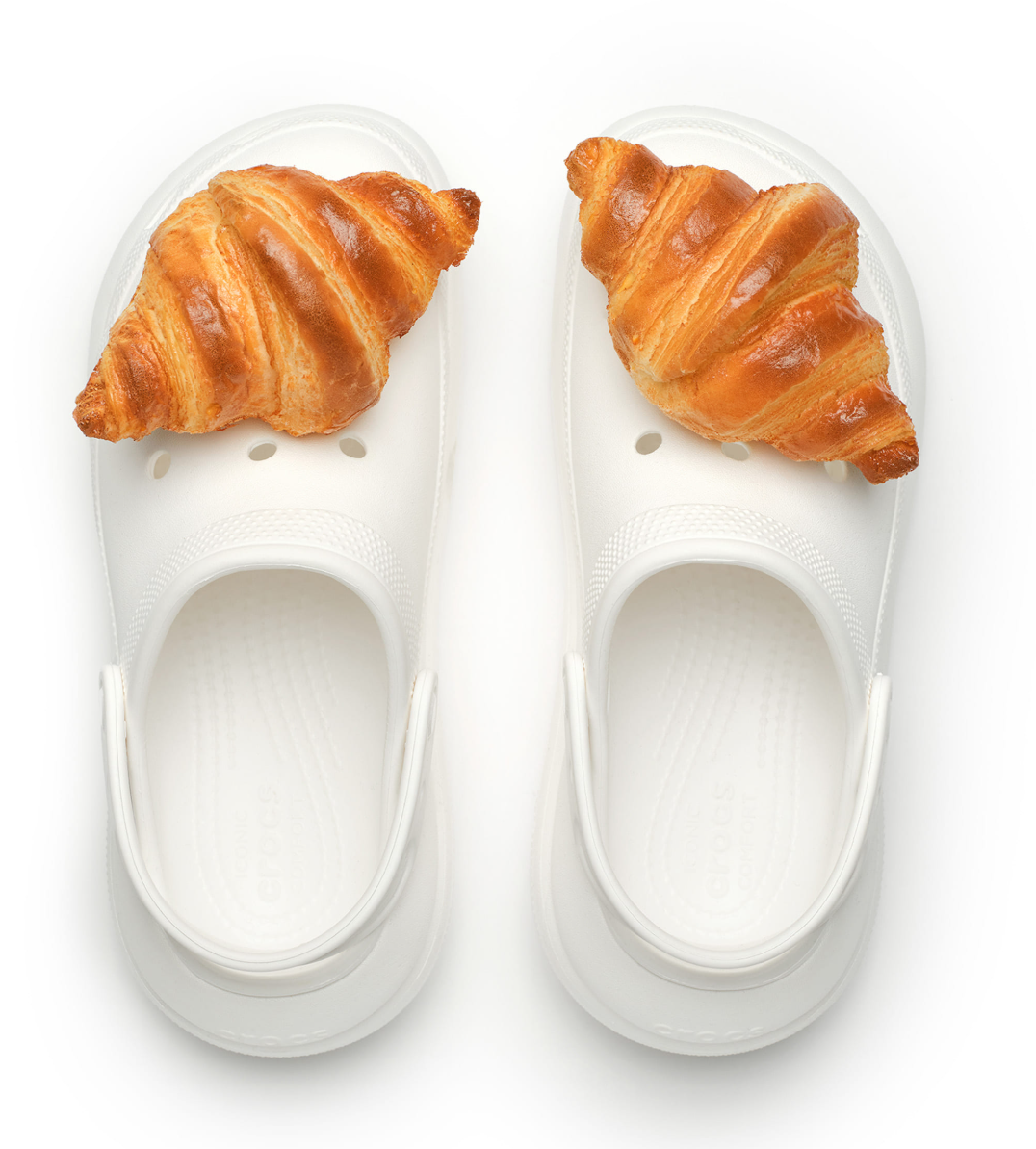 Croissant Crocs Charm / Croissant Anstecker – Funny Food Jibbitz Plug für Crocs & Clogs NOOR08