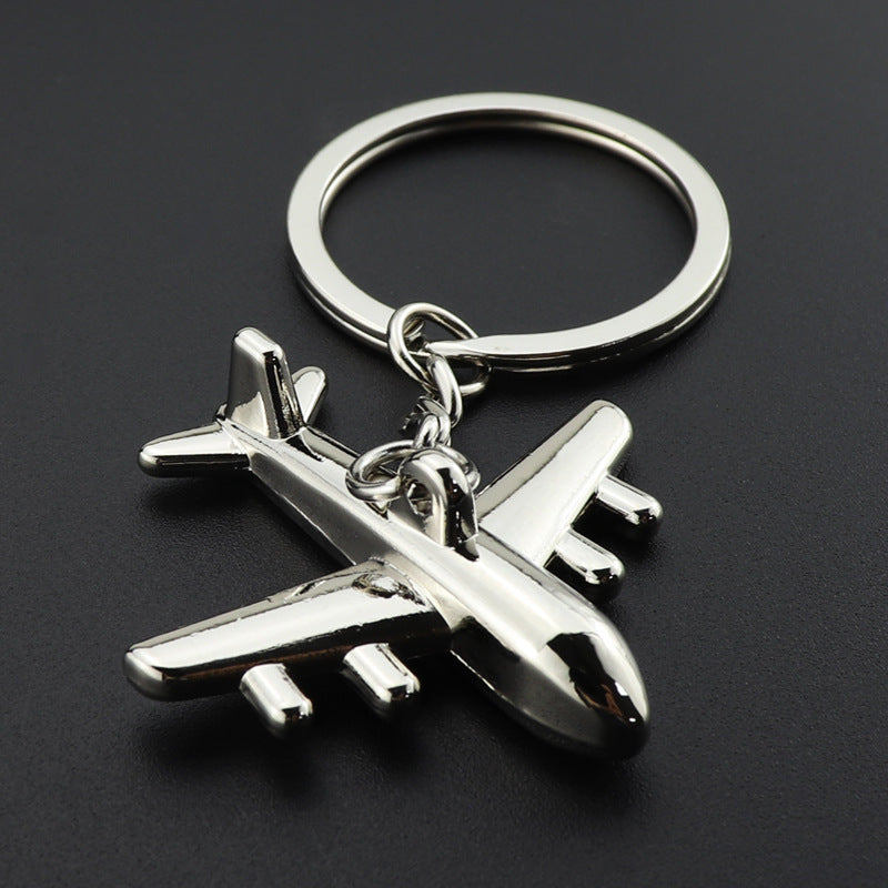 Metall Flugzeug Schlüsselanhänger | Herren-Modell-Schlüsselring NOOR08