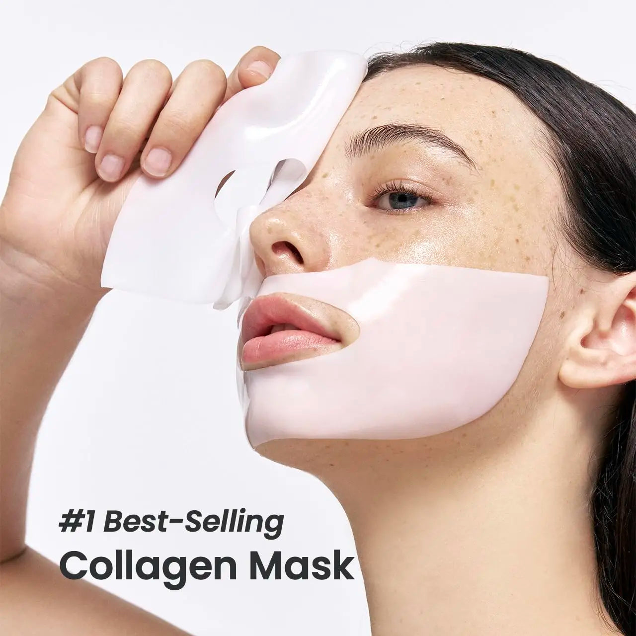 K-Beauty Bio-Collagen Real Deep Mask (4-Pack) | Overnight Hydrogel for Pore, Elasticity & Hydration