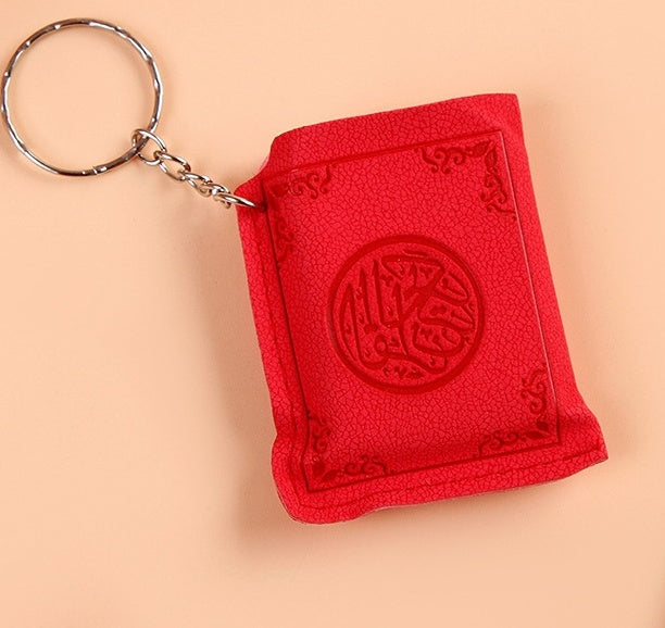 Mini Bibel Schlüsselanhänger | Kreuz-Schlüsselring als Geschenk NOOR08