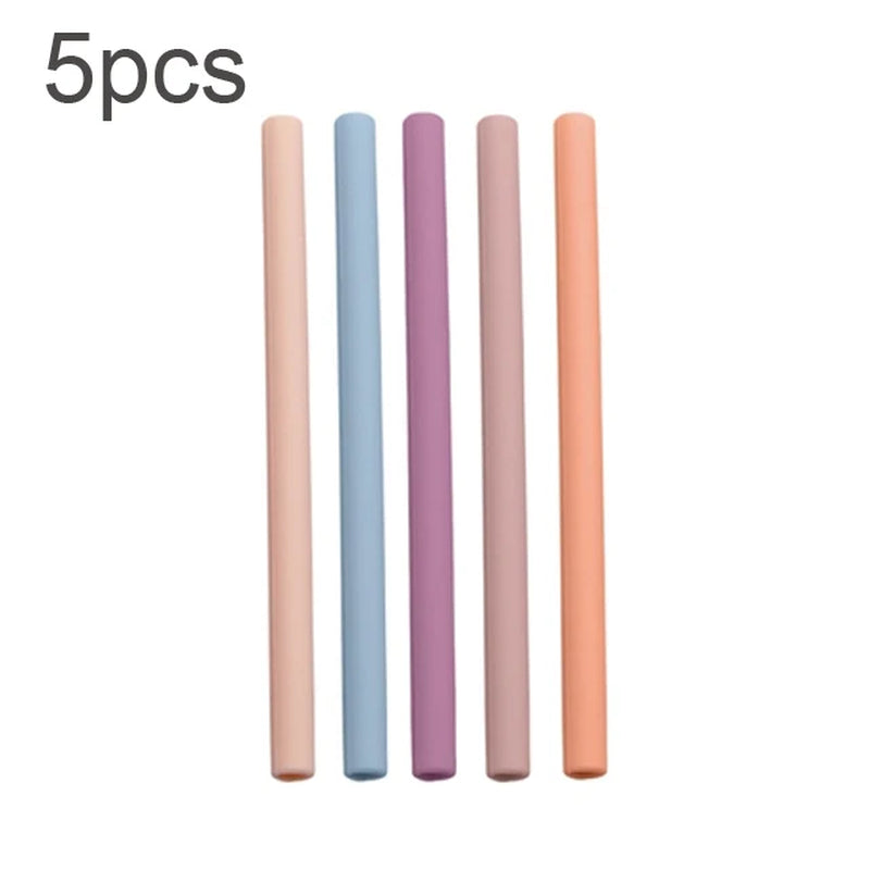 200ML Baby Feeding Drinkware Straw Cup Baby Learning Feeding Bottles Anti-Hot Leakproof Silicone Tableware Toddler Water Bottle