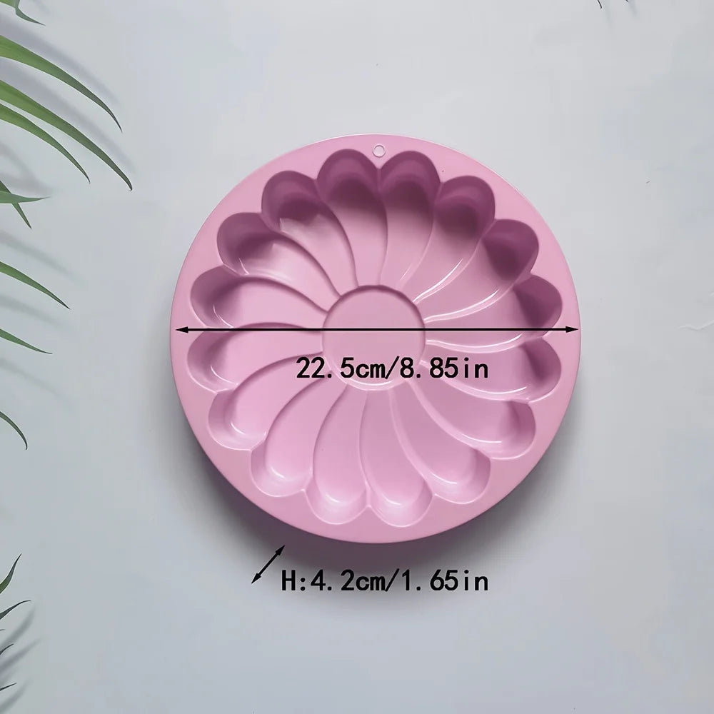 Sunflower Silicone Baking Mold - Versatile Kitchen Tray for Cake, Bread & Chocolate